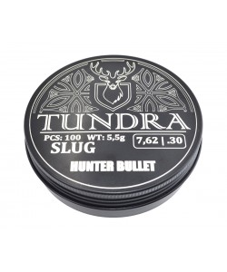 Пули полнотелые Tundra Hunter Bullet 7,62 (7,72) мм, 5,5 г (100 штук)