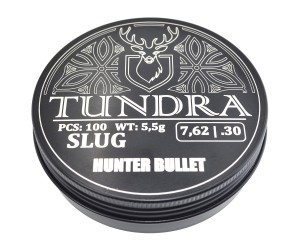 Пули полнотелые Tundra Hunter Bullet 7,62 (7,72) мм, 5,5 г (100 штук)