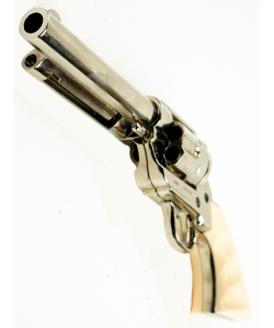 |Уценка| Макет револьвер Colt Peacemaker .45, 5½”, никель, рукоять под кость (США, 1873 г.) DE-1150-NQ (№ 822-УЦ)