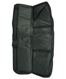 |Уценка| Чехол с 3 карманами, лямки для ношения на спине, Molle, 118x31 см (черный) (№ 842-УЦ)
