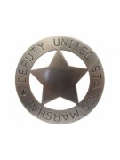 Значок службы U.S. Маршалов, сталь (DE-107)