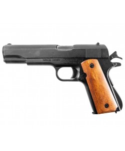 Макет пистолет Colt M1911A1 .45, темное дерево, состаренный (США, 1911 г.) DE-9316-OLD