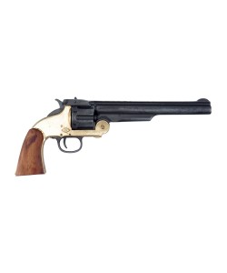 Макет револьвер Smith & Wesson Schofield, .45 калибра, латунь (состаренный, США, 1869 г.)