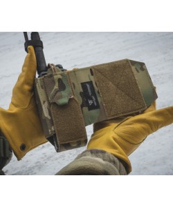 Подсумок Wartech UP-141 для рации под клапан жилета, левосторонний (Multicam)