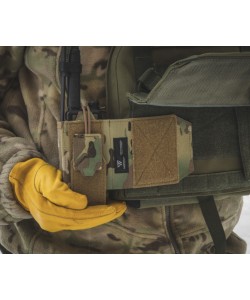 Подсумок Wartech UP-141 для рации под клапан жилета, левосторонний (Multicam)