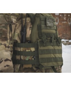 Подсумок Wartech UP-141 для рации под клапан жилета, левосторонний (Multicam)