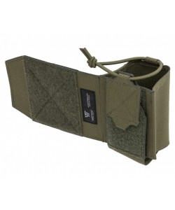 Подсумок Wartech UP-141 для рации под клапан жилета, левосторонний (олива)