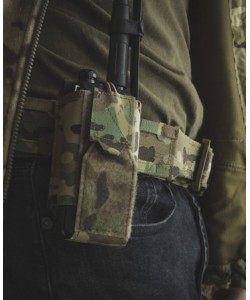 Подсумок Wartech UP-143 под рацию, с клапаном (олива)