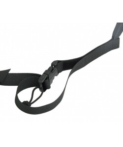 Ремень тактический Wartech TS-114 двухточечный со стальной антабкой (черный)