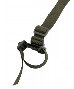 Ремень тактический Wartech TS-114 двухточечный со стальной антабкой (олива)
