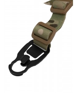Ремень тактический Wartech TS-114 двухточечный со стальной антабкой (Multicam)