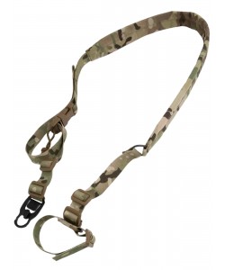 Ремень тактический Wartech TS-114 двухточечный со стальной антабкой (Multicam)