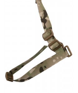 Ремень тактический Wartech TS-114 двухточечный со стальной антабкой (Multicam)