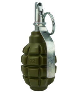Имитация ручной гранаты СМЕРШ Ф-1 (МГ 4) (парафин + металл. порошок)