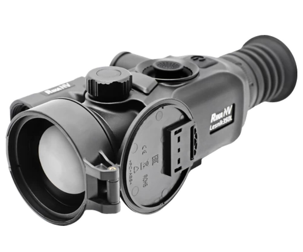 Тепловизионный прицел RikaNV Lesnik 350L х4.6-х23, 384х288 12μm, ⌀50мм, до 5500м, дальномер