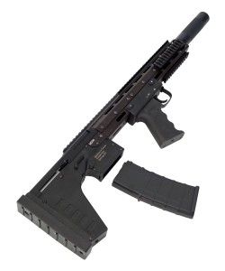 Страйкбольный автомат СтрайкАрмс Бастард БП с глушителем (BullPup)