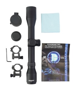 Оптический прицел Discovery MS 4х32 Long, 25,4 мм, без подсветки, на Weaver