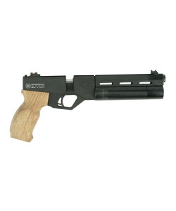 Пневматический пистолет «Корсар» D32, ствол 180 мм (дерево, с прикладом, PCP, редуктор) 5,5 мм