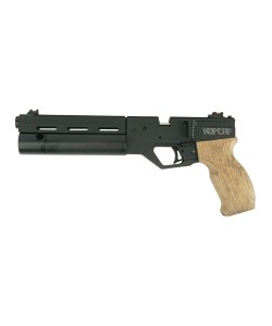 Пневматический пистолет «Корсар» D32, ствол 180 мм (дерево, с прикладом, PCP, редуктор) 5,5 мм