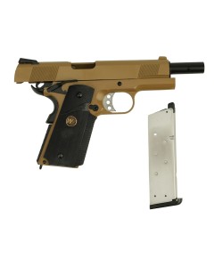 |Уценка| Страйкбольный пистолет WE Colt M1911A1 M.E.U. Rail Tan (WE-E008B-TN) (№ 865-УЦ)