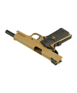 |Уценка| Страйкбольный пистолет WE Colt M1911A1 M.E.U. Rail Tan (WE-E008B-TN) (№ 865-УЦ)