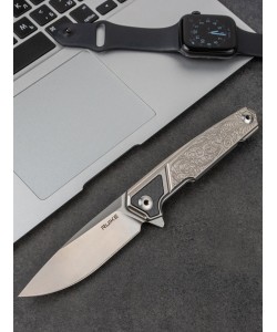 Нож складной Ruike P875, лезвие 89 мм (Silver)
