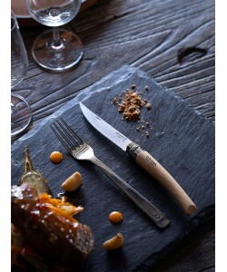 Нож складной Opinel №10, филейный, 10 см, нерж. сталь, рукоять бук