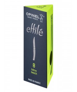 Нож складной Opinel №8, филейный, 8 см, нерж. сталь, рукоять бук