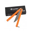 Нож-бабочка Ganzo G766, лезвие 89 мм (Orange) - фото № 4