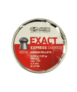 |Уценка| Пули JSB Exact Express Diabolo 4,5 мм, 0,51 г (500 штук) (№ 874-УЦ)