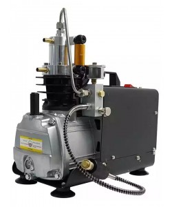 Компрессор высокого давления (220V, 12V, 300bar, 4500psi, 1,8 кВт), вод. охлаждение, фильтр и автостоп