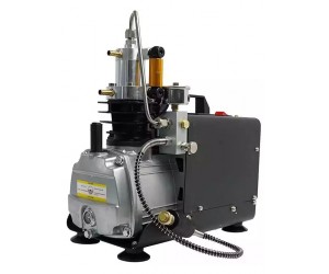 Компрессор высокого давления (220V, 12V, 300bar, 4500psi, 1,8 кВт), вод. охлаждение, фильтр и автостоп