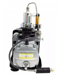 Компрессор высокого давления (220V, 12V, 300bar, 4500psi, 1,8 кВт), вод. охлаждение, фильтр и автостоп