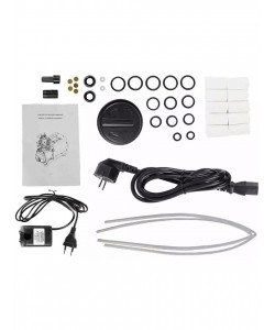 Компрессор высокого давления (220V, 12V, 300bar, 4500psi, 1,8 кВт), вод. охлаждение, фильтр и автостоп