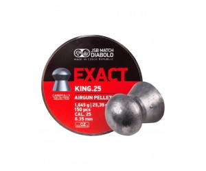 Пули JSB Diabolo Exact King 6,35 мм, 1,645 г (150 штук)
