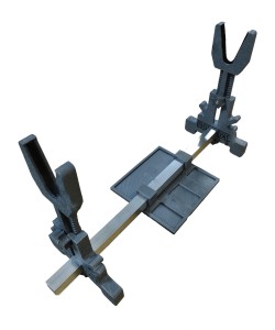 Подставка для чистки оружия BG Max с лотком (серый)