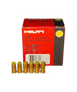Патроны HILTI (желтые) 5,5x16 для револьверов Бульдог KURS (100 штук) Мощные!