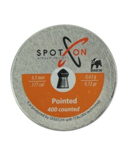 Пули для пневматики SPOTON Pointed 4,5 мм, 0,63 г (400 штук)