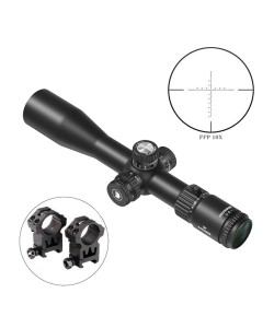Оптический прицел Discovery LHT 3-12X42SFIR FFP, сетка MOA, 30 мм, подсветка, на Weaver