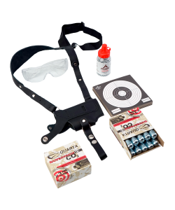 |Комплект| Пистолет Borner PM49 Blowback +1500 шариков +20 балл. +мишени +кобура +очки [Боец]