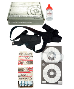 |Комплект| Пистолет Borner PM49 Blowback +1500 шариков +20 балл. +мишени +кобура +очки [Боец]