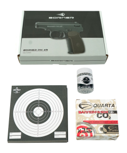|Комплект| Пистолет Borner Retay PM49 +500 шариков +10 баллончиков +мишени [Рекрут]