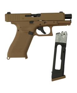 |Б/у| Пневматический пистолет Umarex Glock 19X Tan (Blowback) (№ 516ком)