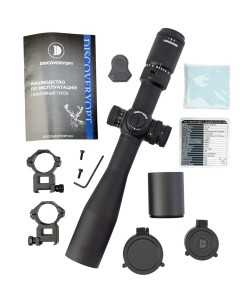 Оптический прицел Discovery LHT 4.5-18X42SFIR FFP, сетка MOA, 30 мм, подсветка, на Weaver