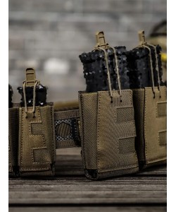 Подсумок под 2 магазина EmersonGear V-Edge Double Pistol Magazine Pouch (Coyote)