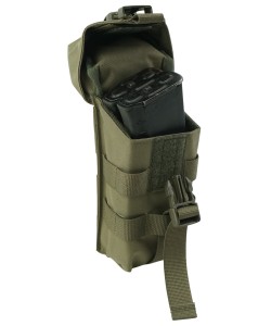 Подсумок Wartech MP-108 «Ратник» под 2 магазина АК-серии, закрытый (Ranger Green)