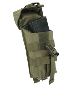 Подсумок Wartech MP-108 «Ратник» под 2 магазина АК-серии, закрытый (Ranger Green)