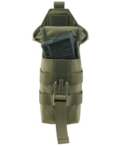 Подсумок Wartech MP-108 «Ратник» под 2 магазина АК-серии, закрытый (Ranger Green)