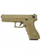|Уценка| Страйкбольный пистолет Cyma Glock 18C AEP Tan (CM.030TN) (№ 946-УЦ)