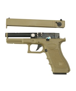 |Уценка| Страйкбольный пистолет Cyma Glock 18C AEP Tan (CM.030TN) (№ 946-УЦ)